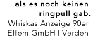 als es noch keinen ringpull gab - Whiskas Anzeige 90er